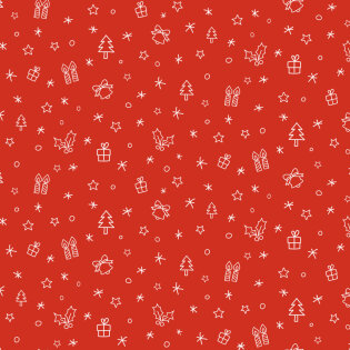 Geschenkpapier Weihnachten Rot 50 cm x 200 m-1