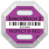 ShockWatch 2 Sto�indikatorlabel mit Warnhinweisaufkleber (violett)-1