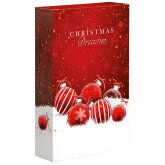 Faltschachtel Weihnachtskugel f�r 3 Flaschen 235 x 78 x...