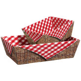 Pr�sentkorb 4-eckig Brotzeit 336 x 196 x 110 mm...