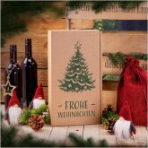 Pr�sentkarton Natura Weihnachten f�r 3 Flaschen 360 x 250...