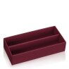 Schatullenboden "Modern Bordeaux" für 2 Flaschen 380 x 170 x 90 mm