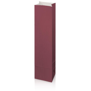 Kraftpapierbeutel Bordeaux 105 x 80 x 410 mm-1