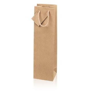 Geschenkt�te Natura Kraftpapier f�r 1 Flasche 100 x 85 x 360 mm-1