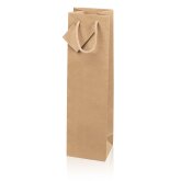 Geschenkt�te Natura Kraftpapier f�r 1 Flasche 100 x 85 x...