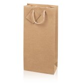 Geschenkt�te Natura Kraftpapier f�r 2 Flaschen 170 x 85 x...