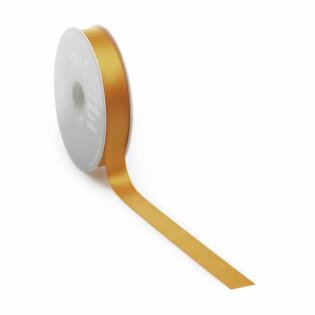 Geschenkband aus Satin "Orange" 16 mm x 25 m