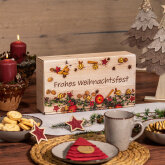 Präsentkarton Weihnachtsfest für 2 Flaschen 360 x 180 x 90 mm-2